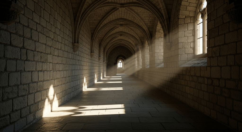 la Croce si erge nel silenzio