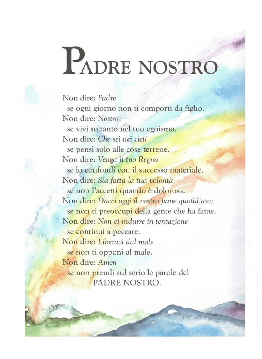 NON DIRE "PADRE" SE...